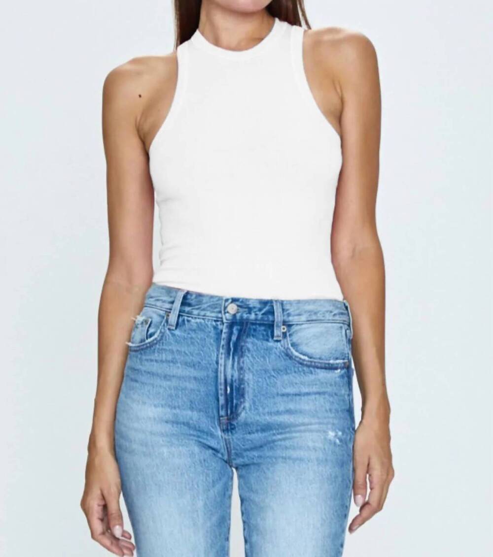 NEW PISTOLA blake tank top in white